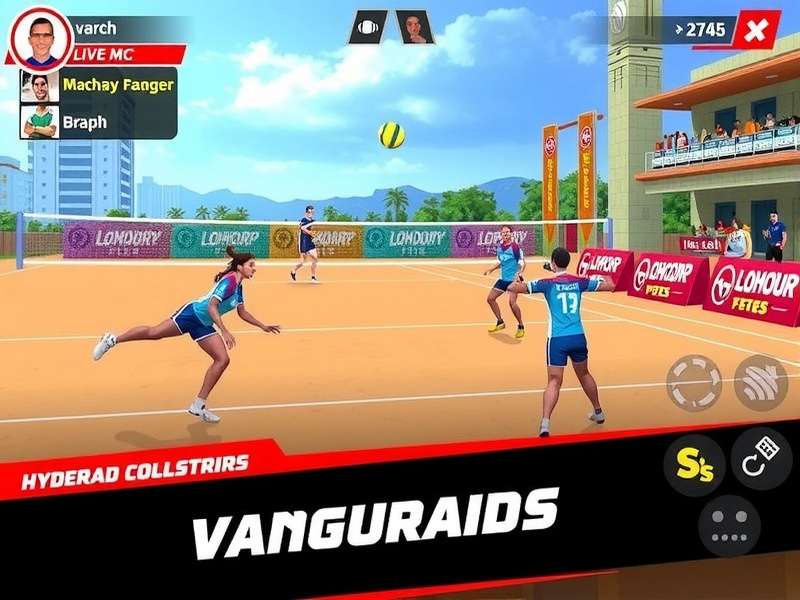 Hyderabad Volley Vanguards Game Screenshot